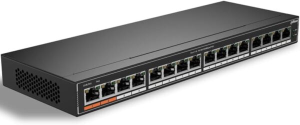 DAHUA 16-PORT UNMANAGED GIGABIT POE SWITCH