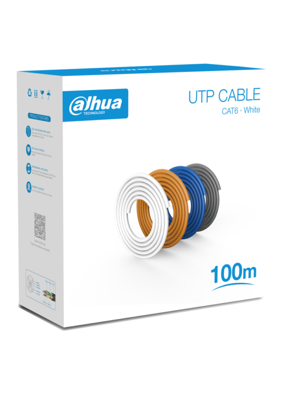 DAHUA CAT6 CABLE 100M UTP COOPER BOX