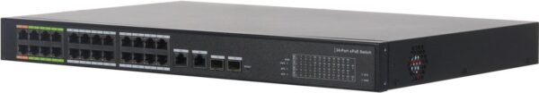 DAHUA Switch 24-Port 10/100 PoE (360W) (8-Port ePoE) + 2 Combo 1000Base-X