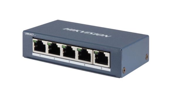 Switch 5 puertos GigaByte unmanaged Ethernet