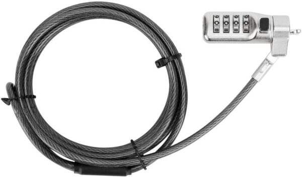 TARGUS CANDADO DE CABLE COMBINADO SERIALIZADO COMPACTO