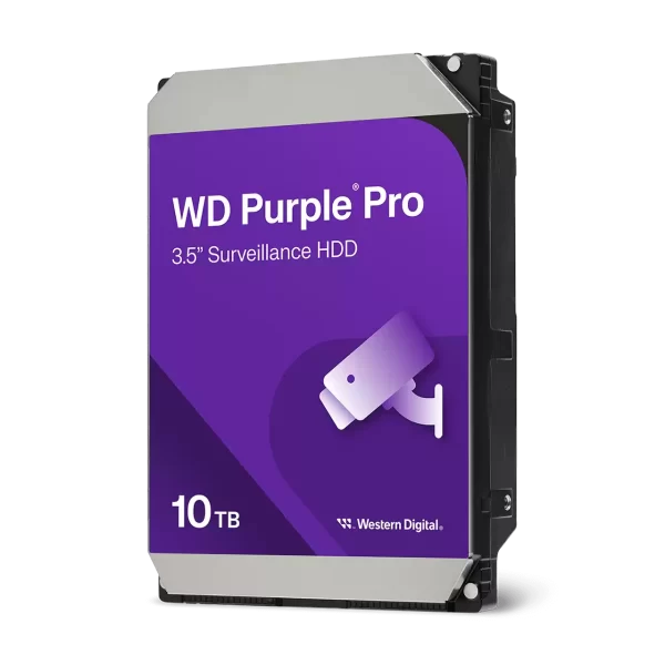 WESTERN DIGITAL PURPLE PRO 10 TB SURVEILLANCE HARD DRIVE 7200RPM 256MB CACHE 3.5"