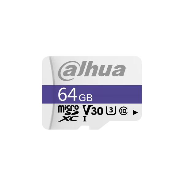 TARJETA DE MEMORIA MICRO SD DAHUA DE 64 GIGABIT DE ALTA RESISTENCIA S100 CON FABRICACION PRESISA, INSPECCION ESTRICTA ASEGURADA Y RENDIMIENTO ESTABLE DE ALTA CALIDAD